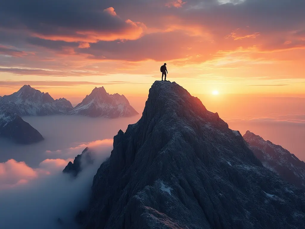 Mountain peak symbolizing Hudson Valley Botanicals commitment to premium kratom quality