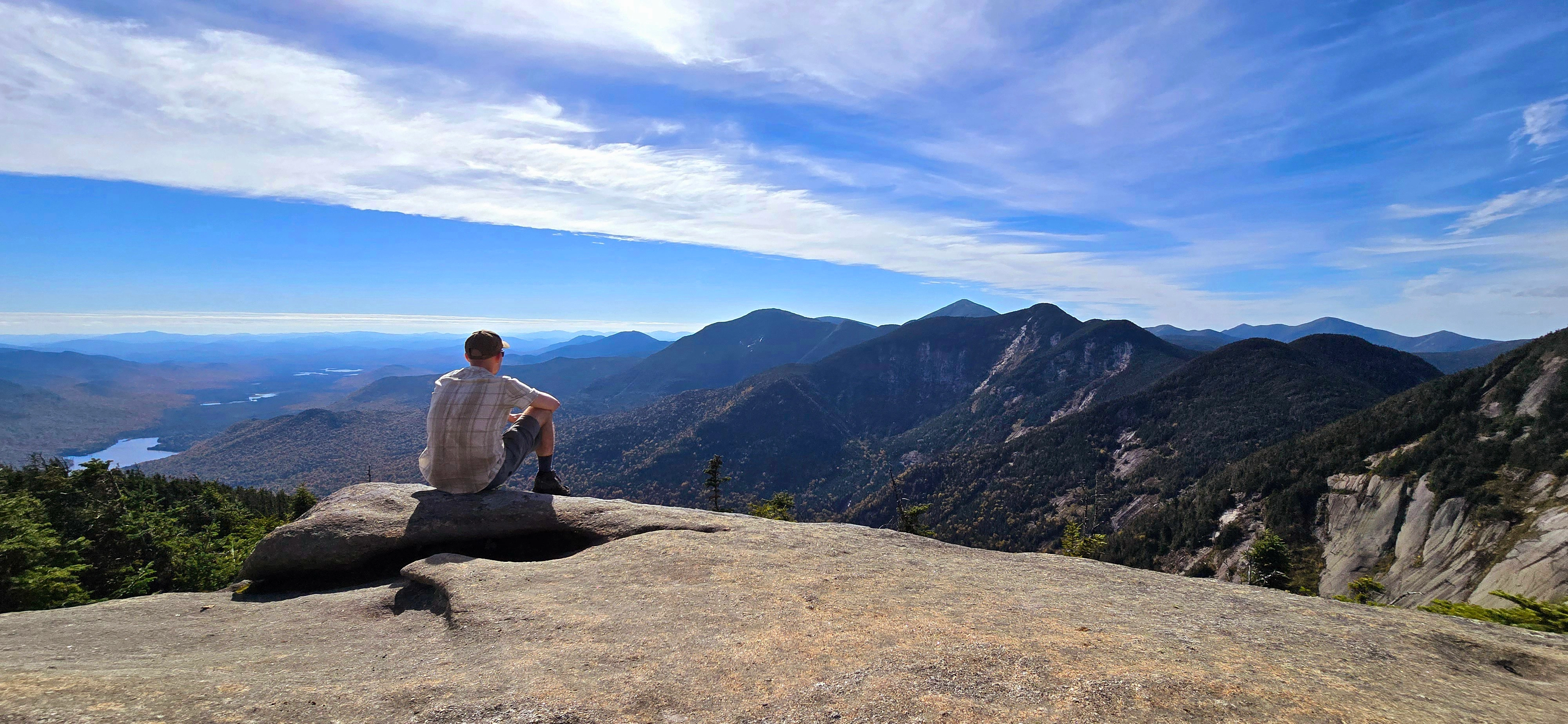 Scott on Pyramid Peak in the Adirondack high peaks